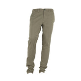 Made in Italy Chic Beige Cotton Blend Winter Pants -   -  Made in Italy.